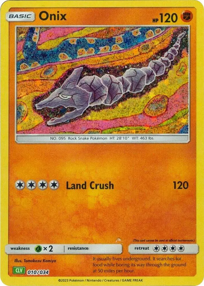 Onix #010 — Trading Card Game Classic — Venusaur Deck