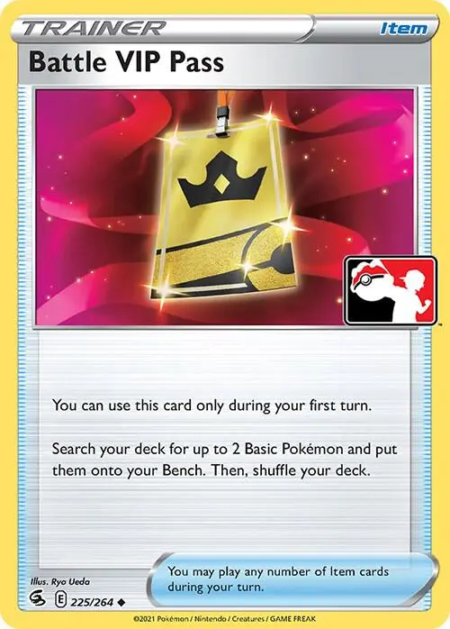 Battle VIP Pass #225 — Play! Pokémon Prize Pack Series