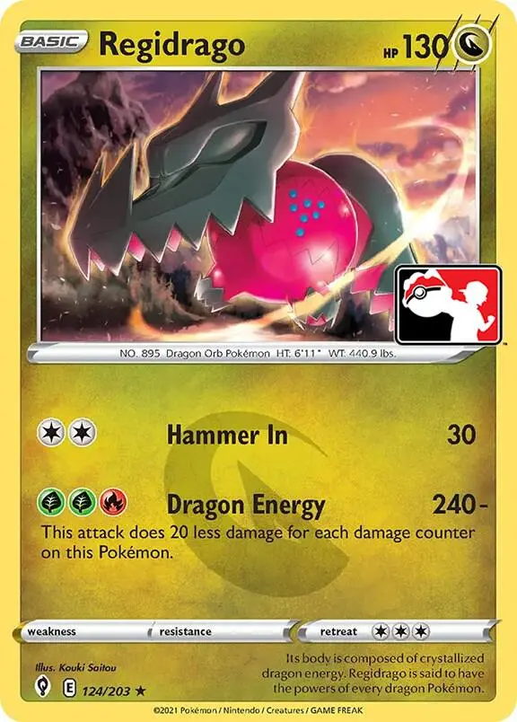 Regidrago #124 — Play! Pokémon Prize Pack Series