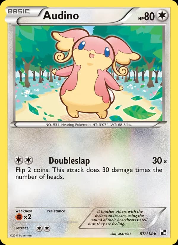 Audino #87 — Black & White