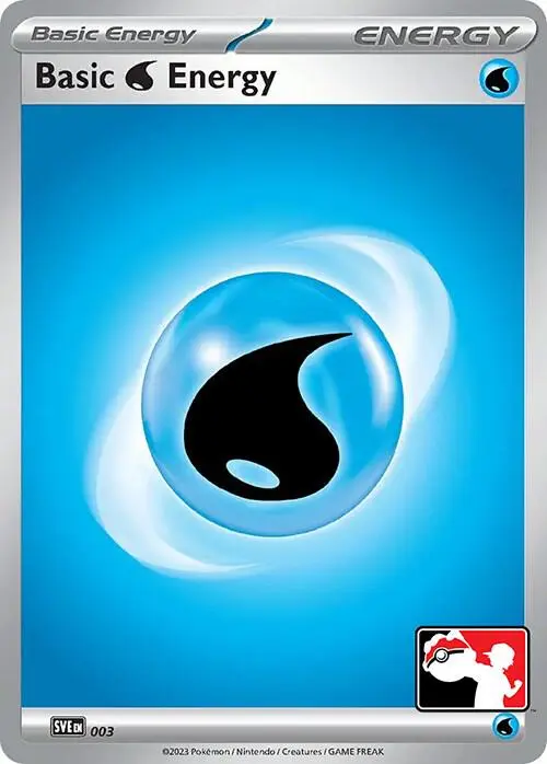Basic Water Energy #003 — Play! Pokémon Prize Pack Series