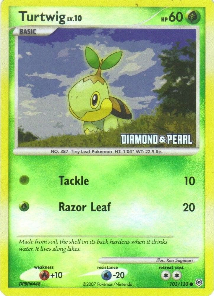 Turtwig #103 — Burger King Promos