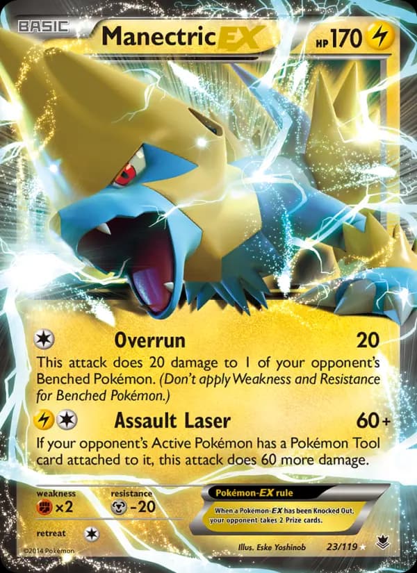 Manectric EX #23 — Phantom Forces