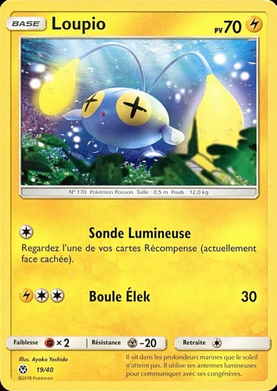Chinchou #19 — 2018 McDonald's Collection (France)