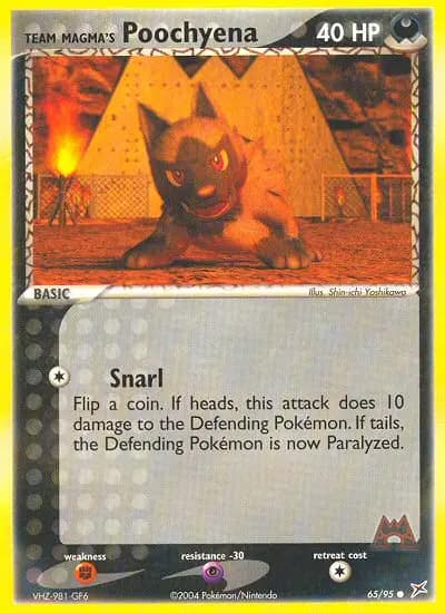 Team Magma's Poochyena #65 — Team Magma vs Team Aqua