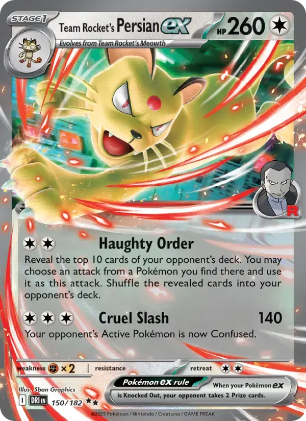 Team Rocket's Persian ex #150 — Destined Rivals