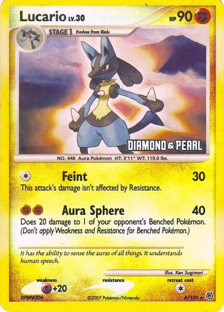 Lucario #006 — Burger King Promos