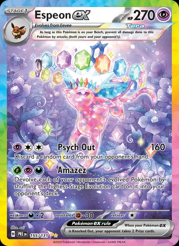 Espeon ex #155 — Prismatic Evolutions
