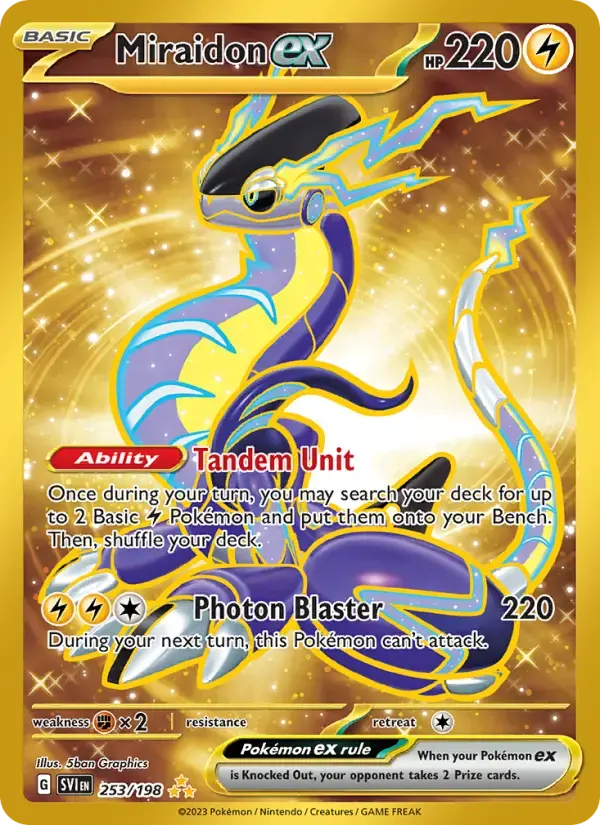 Miraidon ex #253 — Scarlet & Violet