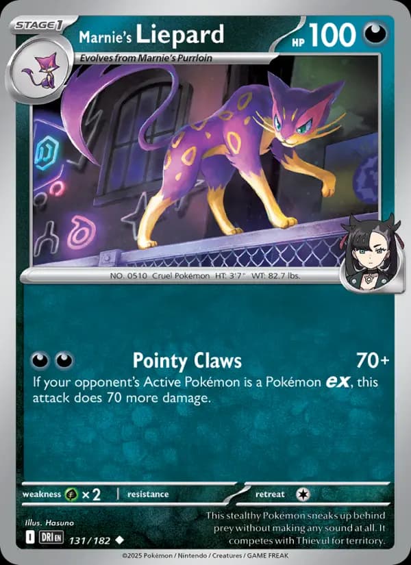 Marnie's Liepard #131 — Destined Rivals