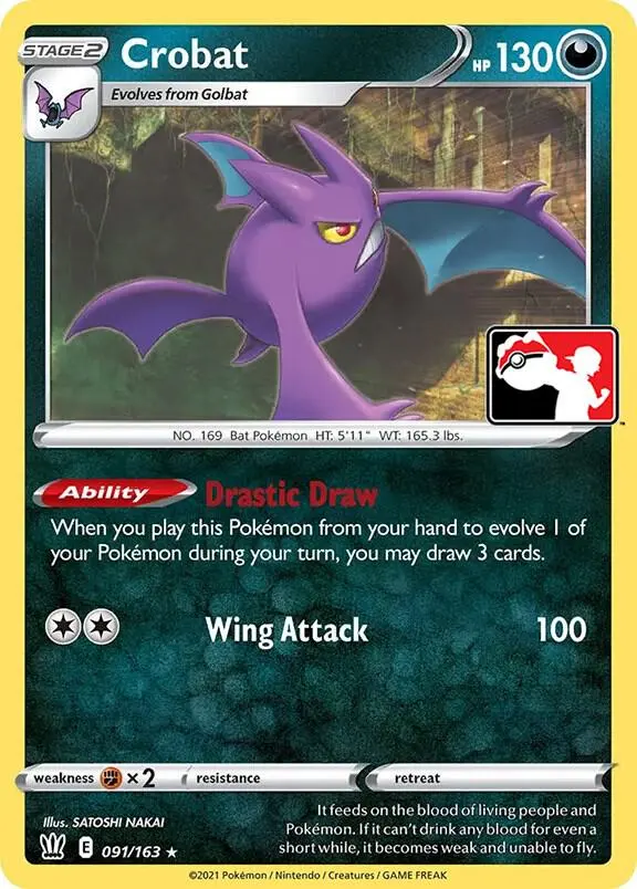 Crobat #091 — Play! Pokémon Prize Pack Series