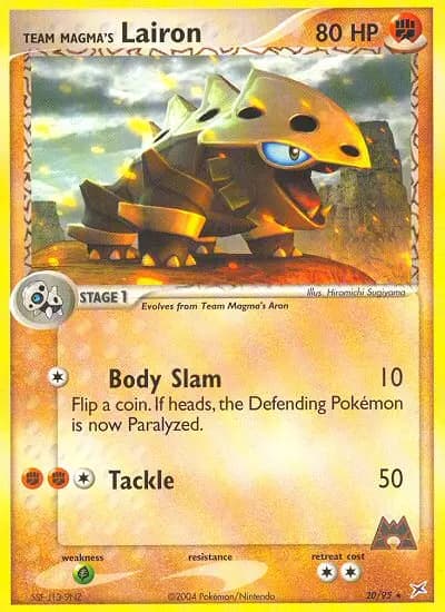 Team Magma's Lairon #20 — Team Magma vs Team Aqua