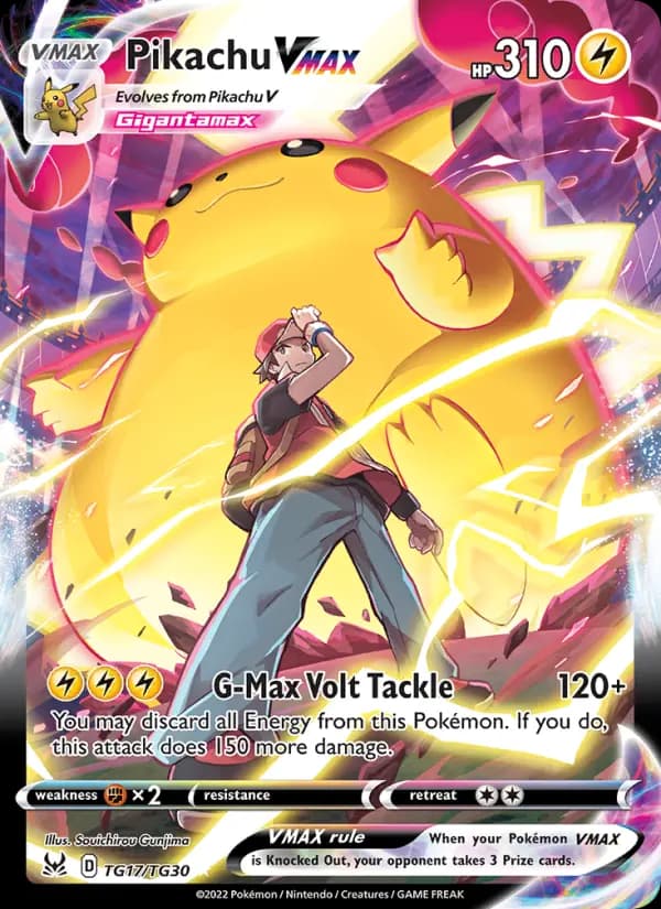 Pikachu VMAX #TG17 — Lost Origin
