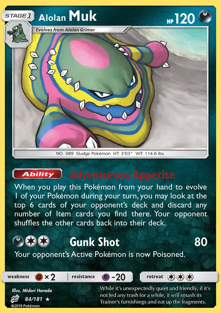 Alolan Muk #84 — Team Up