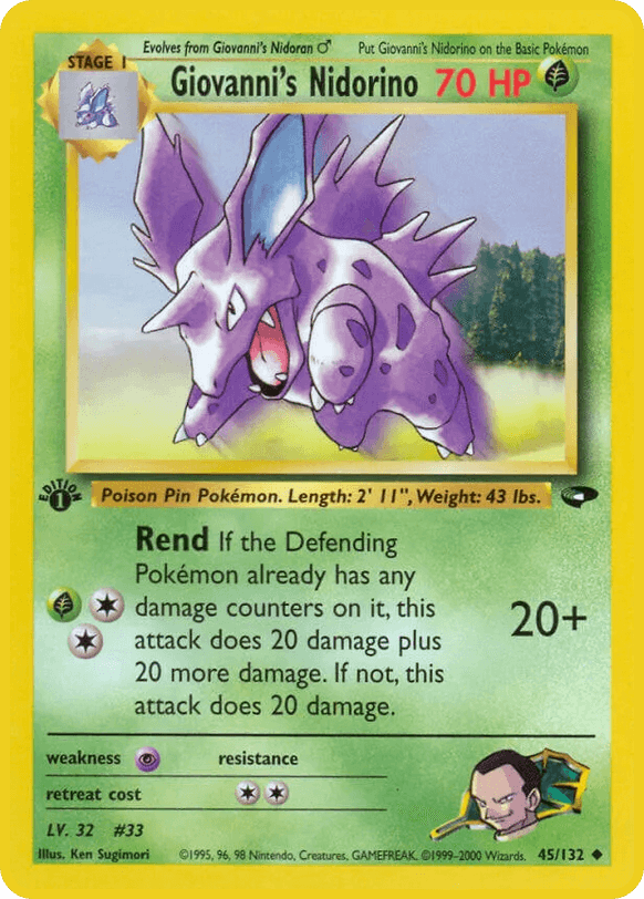Giovanni's Nidorino #45 — Gym Challenge