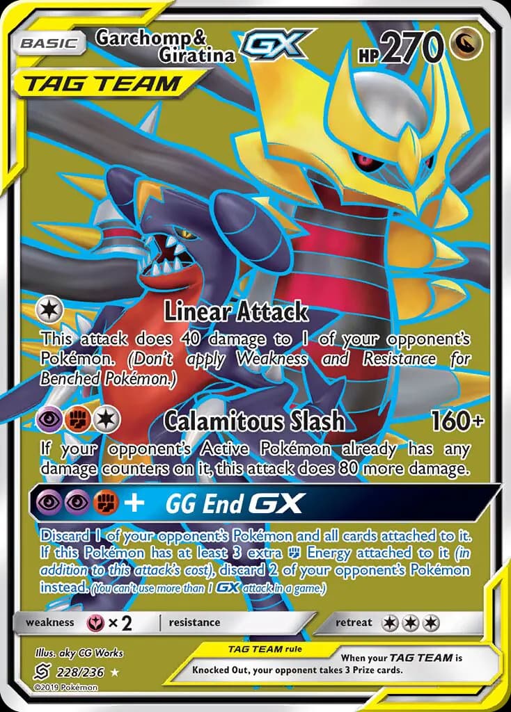 Garchomp & Giratina GX #228 — Unified Minds