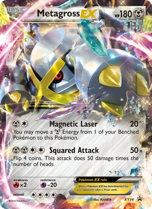 Metagross EX #XY34 — XY Promos