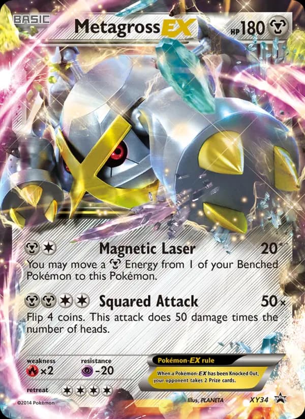 Metagross EX #XY34 — XY Promos