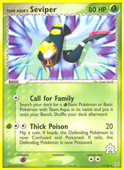 Team Aqua's Seviper #17 — Team Magma vs Team Aqua