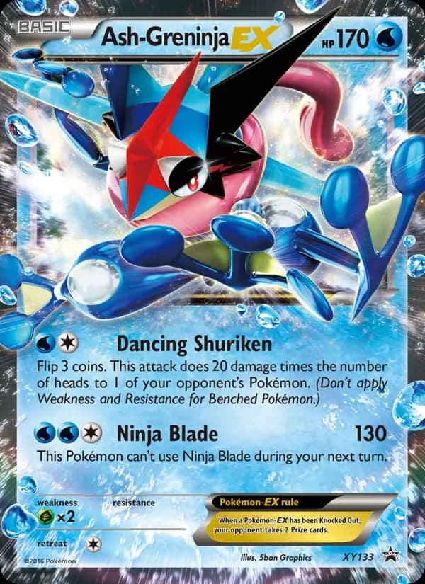 Ash Greninja EX #XY133 — XY Promos