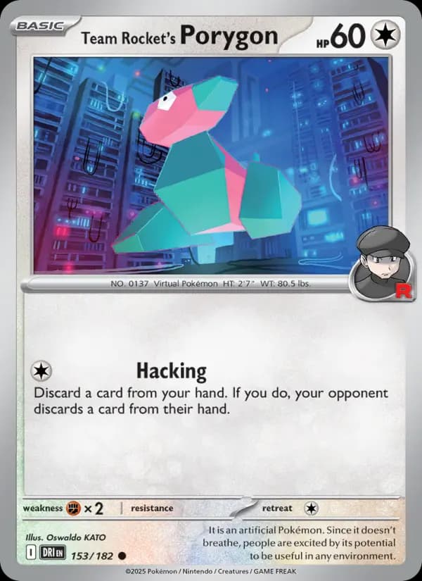 Team Rocket's Porygon #153 — Destined Rivals