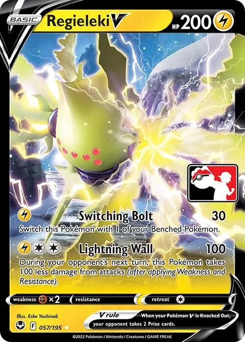 Regieleki V #057 — Play! Pokémon Prize Pack Series