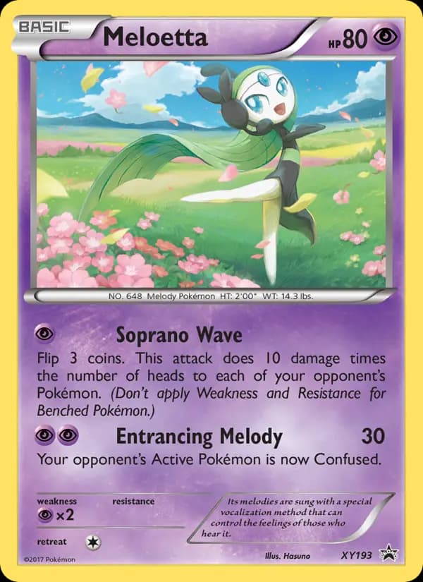 Meloetta #XY193 — XY Promos