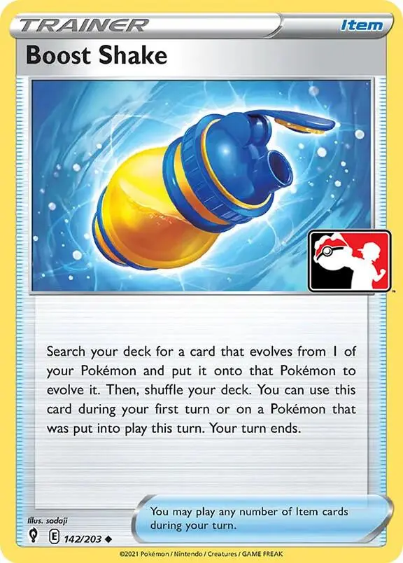 Boost Shake #142 — Play! Pokémon Prize Pack Series