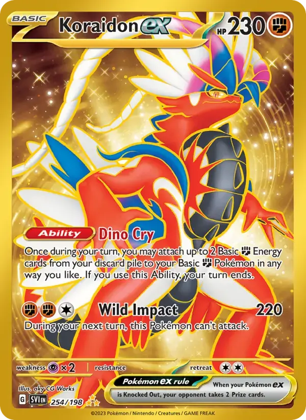 Koraidon ex #254 — Scarlet & Violet