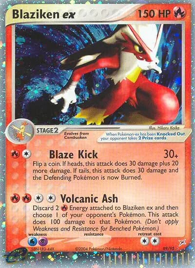 Blaziken ex #89 — Team Magma vs Team Aqua