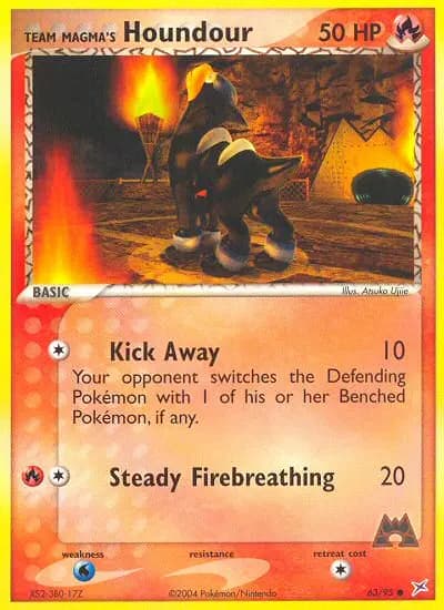 Team Magma's Houndour #63 — Team Magma vs Team Aqua