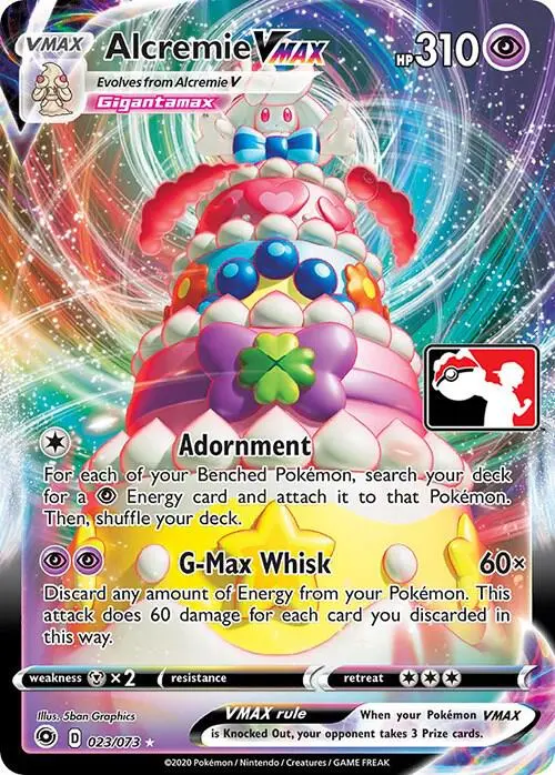 Alcremie VMAX #023 — Play! Pokémon Prize Pack Series