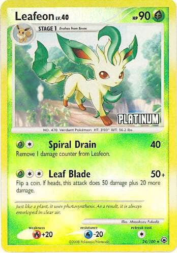 Leafeon #024 — Burger King Promos