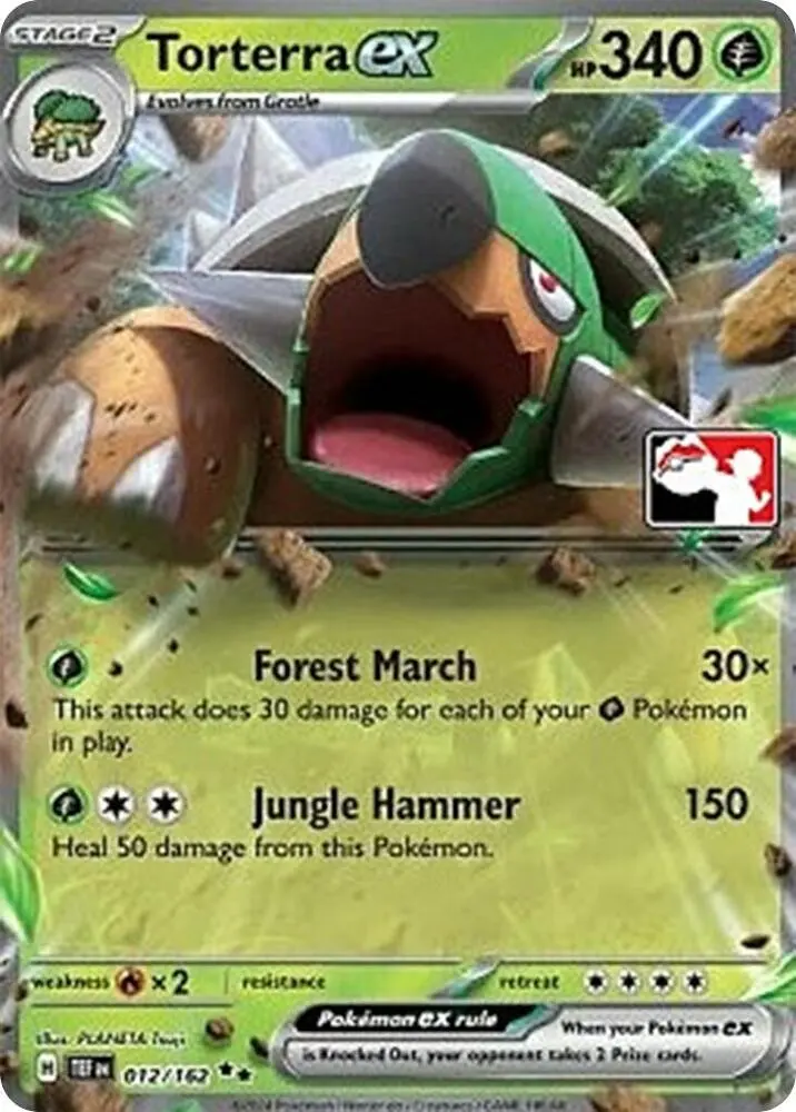 Torterra ex #012 — Play! Pokémon Prize Pack Series
