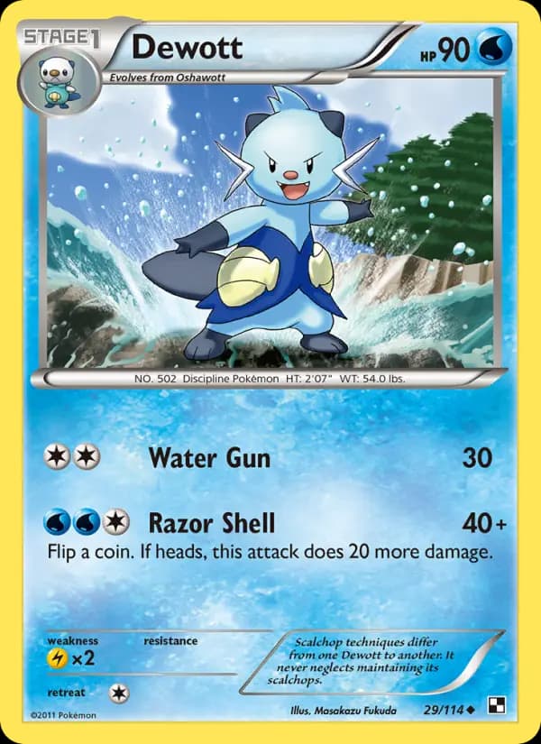 Dewott #29 — Black & White