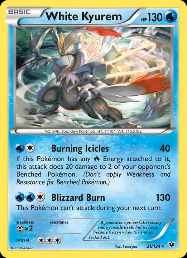White Kyurem #21 — Fates Collide