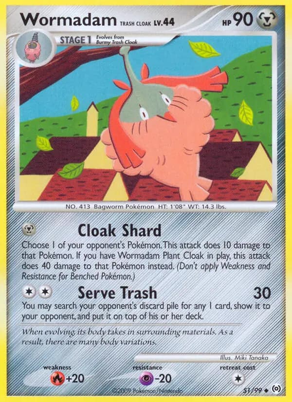Wormadam Trash Cloak #51 — Arceus