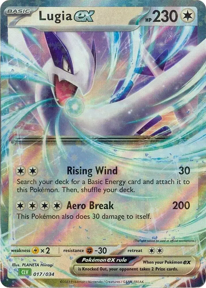 Lugia ex #017 — Trading Card Game Classic — Venusaur Deck