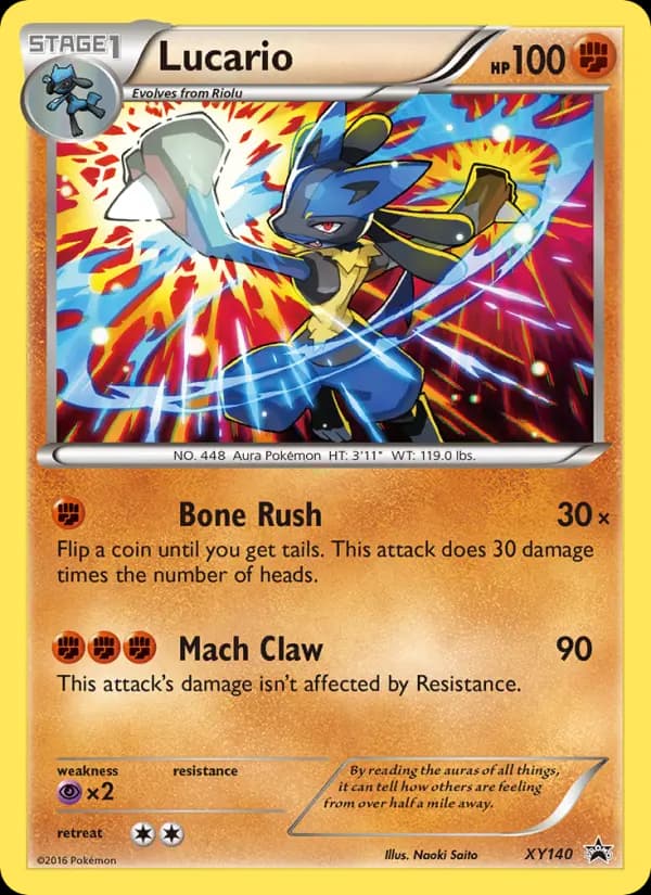 Lucario #XY140 — XY Promos