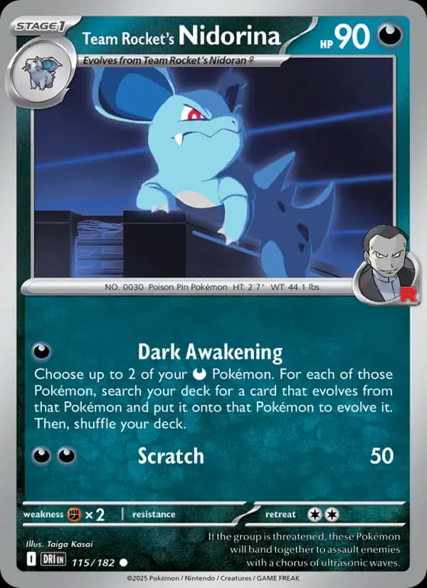 Team Rocket's Nidorina #115 — Destined Rivals