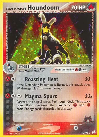 Team Magma's Houndoom #10 — Team Magma vs Team Aqua