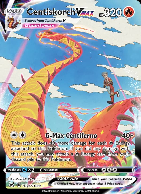 Centiskorch VMAX #TG15 — Lost Origin
