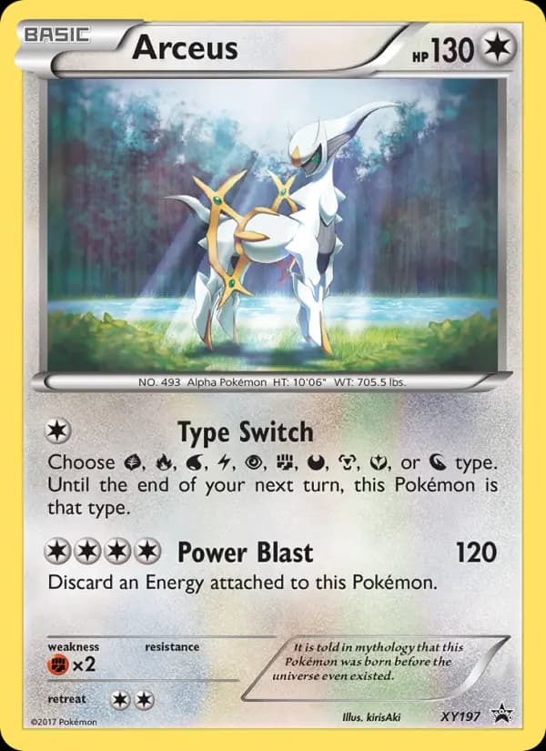 Arceus #XY197 — XY Promos