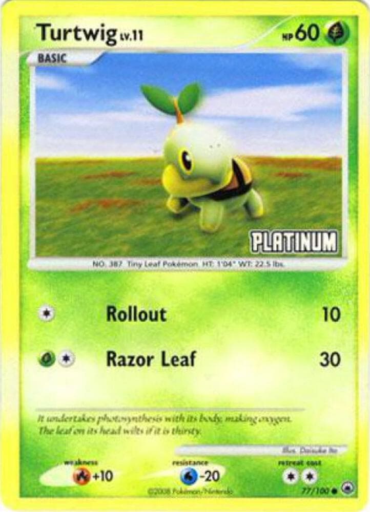 Turtwig #077 — Burger King Promos