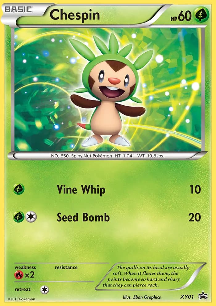 Chespin #XY01 — XY Promos