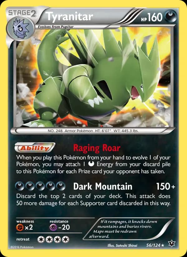 Tyranitar #56 — Fates Collide