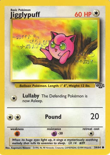 Carte Pokémon プリン #54 — ポケモンジャングル