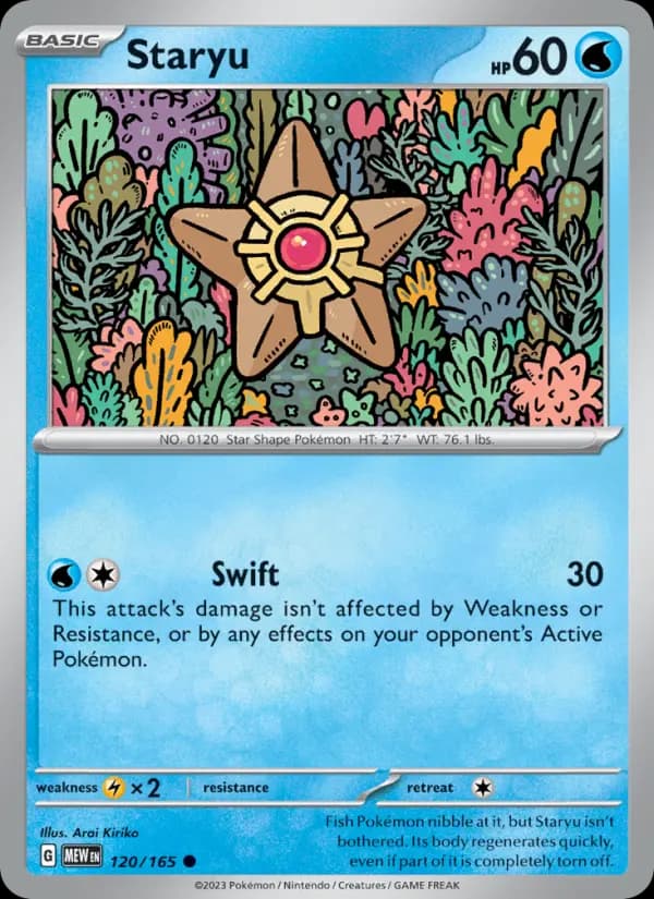 Staryu #120 — 151