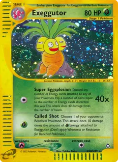 Exeggutor #H10 — Aquapolis