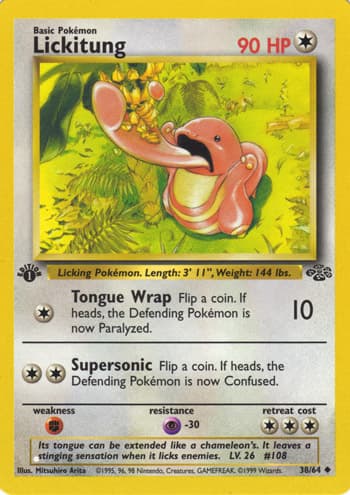 Carte Pokémon ベロリンガ #38 — ポケモンジャングル